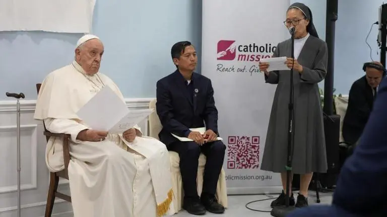 Pope Francis in Mongolia