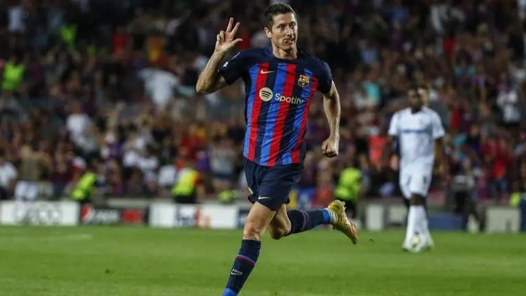 Robert Lewandowski makes Champions League history, eclipses Benzema's goal-scoring record UEFA Champions League, Robert Lewandowski