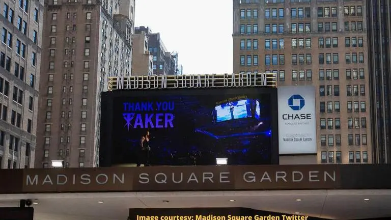 The Undertaker receives a memorable tribute from Madison Square Garden after retirement undertaker retirement