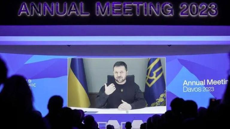 Zelenskyy At Davos Appeals For More Weapons; 'Tragedies Are Outpacing ...