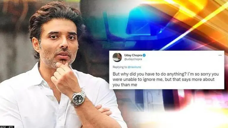 Uday Chopra reacts to netizen as he quits Twitter: "Sorry you were unable to ignore me" Uday Chopra