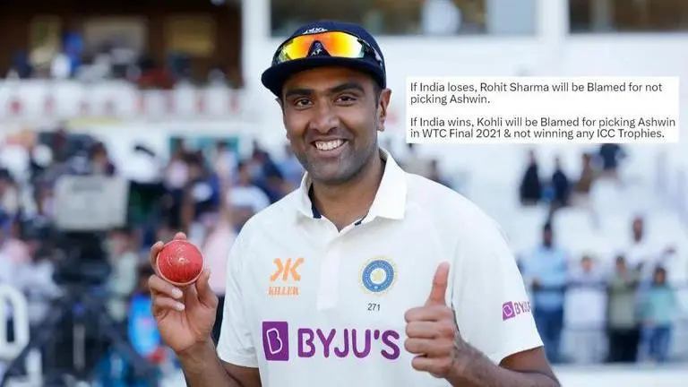 Team India not playing World No.1 Test bowler Ashwin in WTC Final, creates a stir WTC Final, R Ashwin, Rohit Sharma