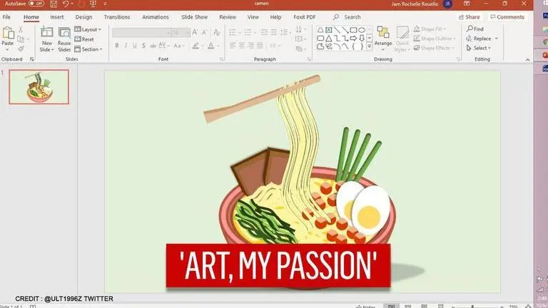 PowerPoint art stuns internet as woman shares images of how she created it PowerPoint