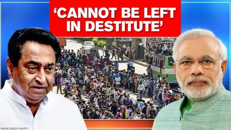 Kamal Nath pens letter to PM Narendra Modi seeking aid for migrants amid lockdown Kamal Nath