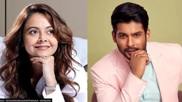 Devoleena Bhattacharjee. Sidharth Shukla