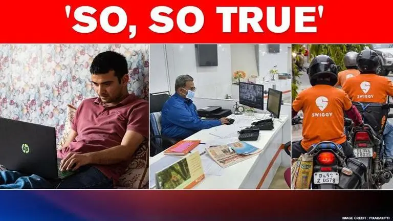 Swiggy shares 'Work from Home vs Work from Office' post, netizens relate Swiggy
