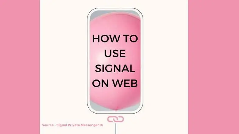 does signal have a web app like whatsapp web