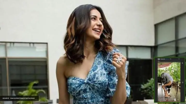 Rakul Preet Singh showcases her flexibility as she 'slides like butter' in this yoga pose Rakul Preet Singh