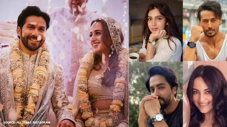 Varun Dhawan and Natasha Dalal's wedding