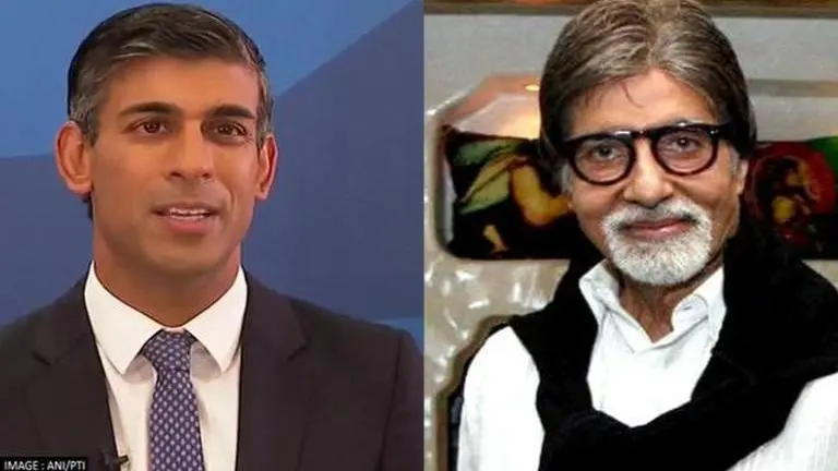 'Jai Bharat': Amitabh Bachchan lauds Rishi Sunak's election as UK's 1st Indian-origin PM Amitabh Bachchan, Rishi Sunak