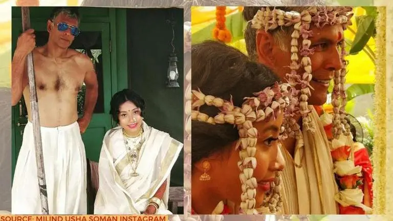 Milind Soman on life post-marriage: ‘I discuss every tiny thing’ with Ankita Milind Soman