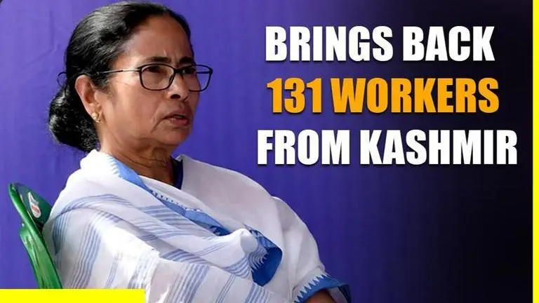 Mamata Banerjee to bring back 131 West Bengal workers from Kashmir West bengal