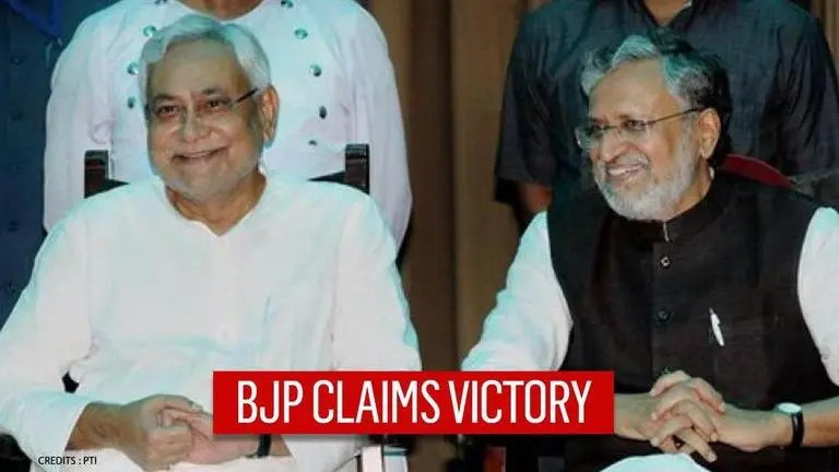 Bihar elections: BJP declares victory for NDA, dedicates win to good governance Bihar elections