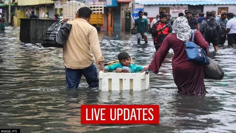Chennai Rains LIVE updates: 4 dead in TN rains; IMD forecasts more downpour chennai rains