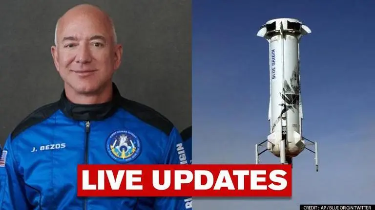 Blue Origin Space flight LIVE updates: Richard Branson "impressed" by Jeff Bezos and team Jeff Bezos