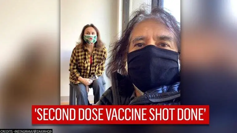 Zakir Hussain completes COVID-19 vaccination second doze; gets lauded by music stars