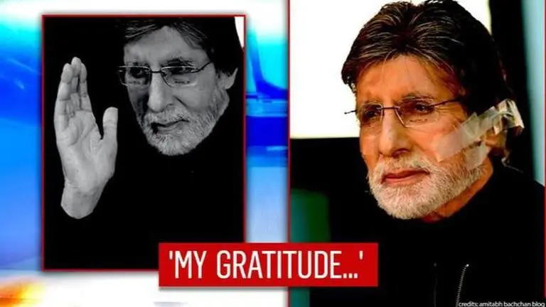 Amitabh Bachchan shares 'gratitude' after post on undergoing surgery; Mouni, Himesh react Amitabh Bachchan shares 'gratitude' after post on undergoing surgery; Mouni, Himesh react