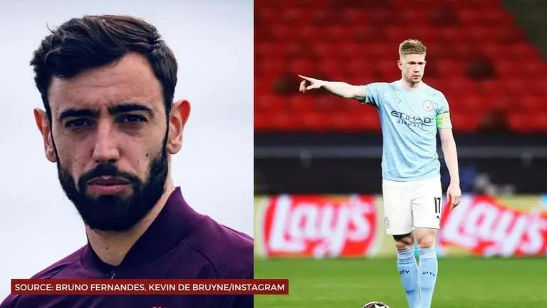 Bruno Fernandes heaps praise on rival and Man City star Kevin De Bruyne after title win Bruno Fernandes