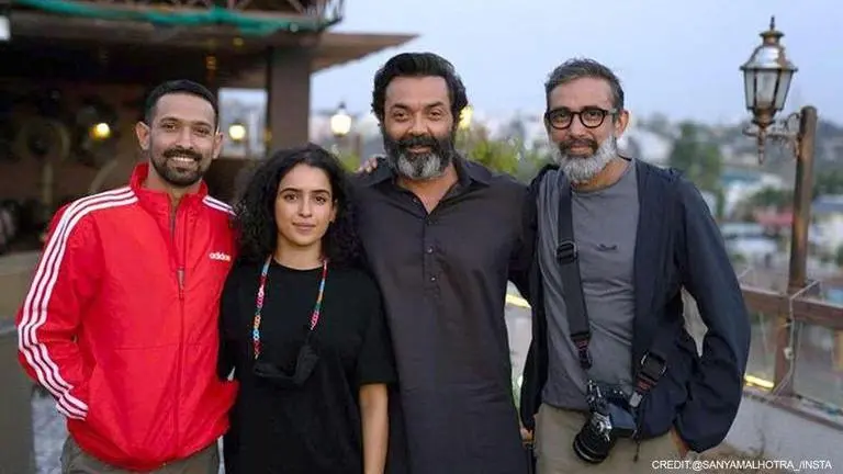 Vikrant Massey, Sanya Malhotra wrap up 'Love Hostel' shooting; cast shares photo from sets Vikrant Massey, Sanya Malhotra, Bobby Deol, Love Hostel