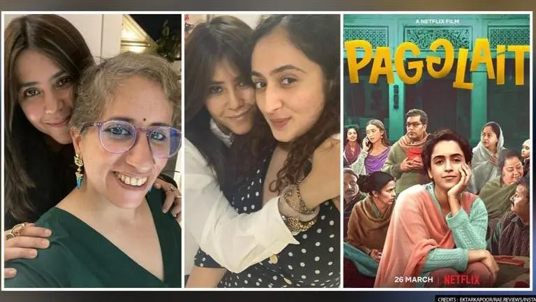 'Tale of love & loss': Ekta Kapoor hails 'force' behind 'Pagglait', pens appreciation note Image credit: Instagram
