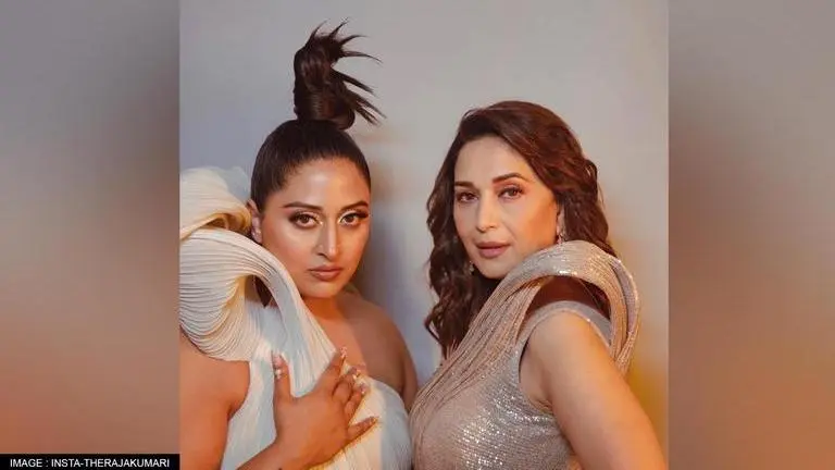 Raja Kumari teams up with Madhuri Dixit for new song, pays tribute to Indian roots Raja Kumari, Made in India, Made in India by Raja Kumari, Madhuri Dixit, Raja Kumari teams up with Madhuri Dixit