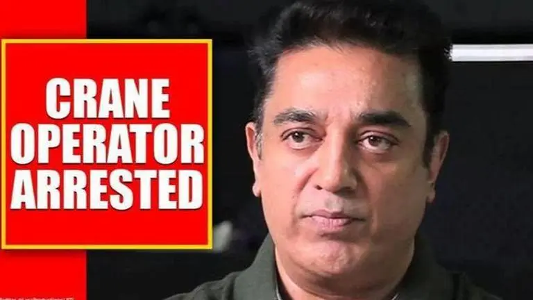 Indian 2 Accident: Crane operator arrested after three people killed on film sets Police