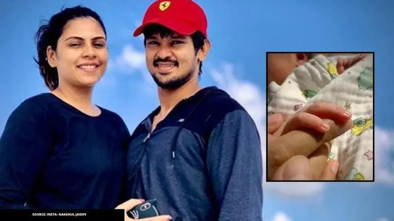 Nakkhul Jaidev & Sruti welcome a baby girl, shares news with an adorable picture Nakkhul Jaidev