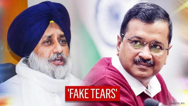 Replace ‘crocodile tears’ by ‘Kejriwal tears': SAD on farm laws enforcement in Delhi