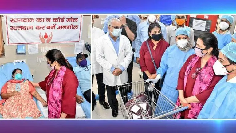 Delhi: Blood donation camp dedicated to Kargil martyrs held at Safdarjung Hospital Delhi