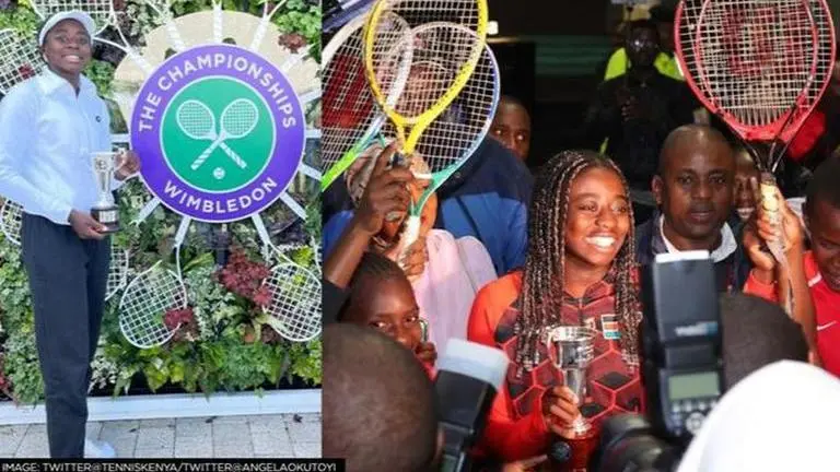 Kenya's first Grand Slam winner Angella Okutoyi gets brilliant reception on return; WATCH Angella Okutoyi becomes first Kenyan to win Grand Slam