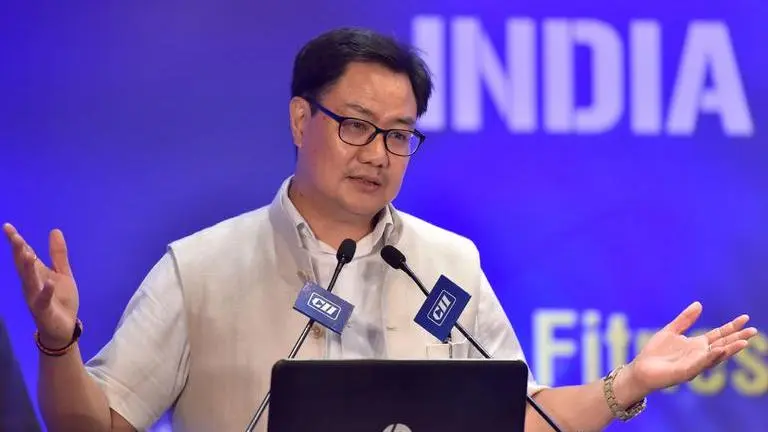 Kiren Rijiju says country needs to raise standard of athletics Kiren Rijiju