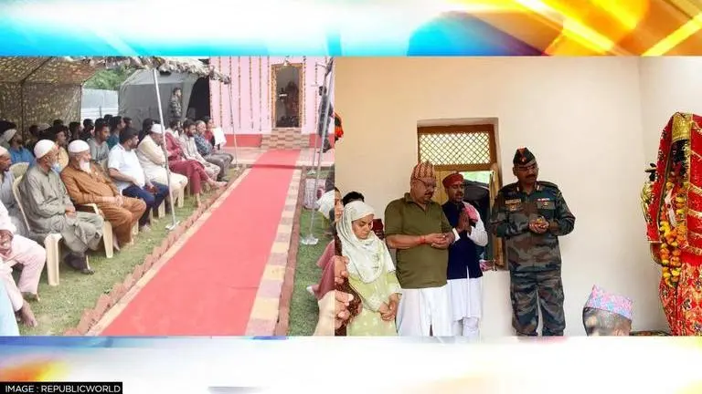 In J&K's Kupwara, Indian Army's 28 Rashtriya Rifles renovate old temple and shrine J&K