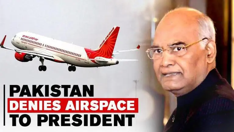 Pak refuses airspace to President Ram Nath Kovind for foreign visits Pakistan