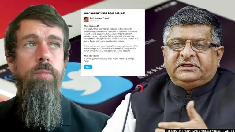 Twitter replies to Republic's queries on locking Law Min's account; cites copyright policy Twitter