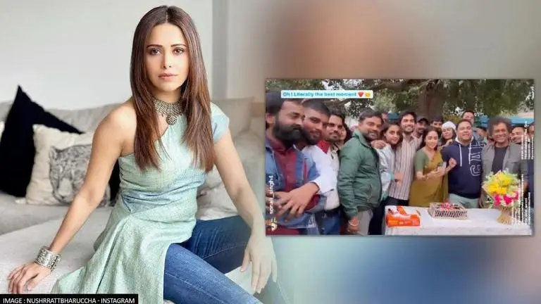 'Janhit Mein Jaari': Nushrratt Bharuccha announces wrap up of the upcoming social comedy Janhit Mein Jaari