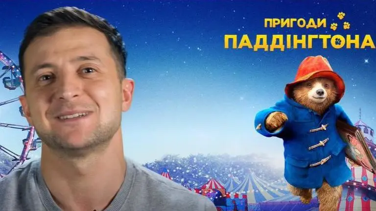 Ukraine President Volodymyr Zelenskyy voiced Paddington Bear in Ukrainian version of film ukraine