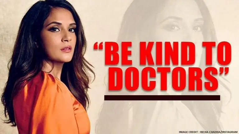 Richa Chadha issues 'reminder' condemns ostracisation of doctors amid COVID-19 pandemic