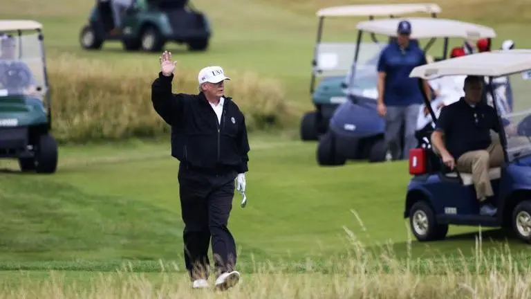 Donald Trump's Aberdeenshire golf course dunes lose special environment status Donald Trump