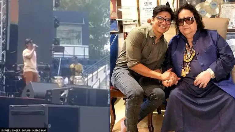 Shaan gives musical tribute to Bappi Lahiri with his song 'Yaad Aa Raha Hai' in Dubai shaan