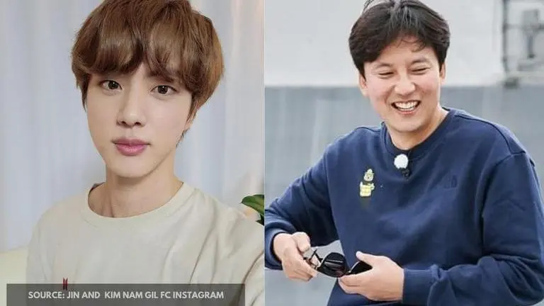BTS' Jin had THIS to say to his acting idol Kim Nam Gil at the 35th Golden Disc Awards BTS