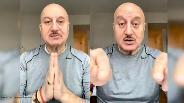 Coronavirus: Anupam Kher makes a 'plea' to his followers with a video message; Watch Coronavirus: Anupam Kher makes a 'plea' to his followers with a video message, watch