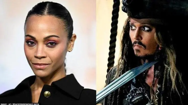 'I felt like I was lost': Zoe Saldana details experience filming Pirates of the Caribbean Zoe Saldana, Pirates of the caribbean