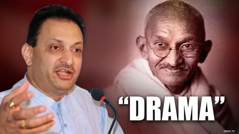 "Satyagraha a drama": BJP's Anant Hegde maligns Mahatma Gandhi's role in freedom struggle BJP