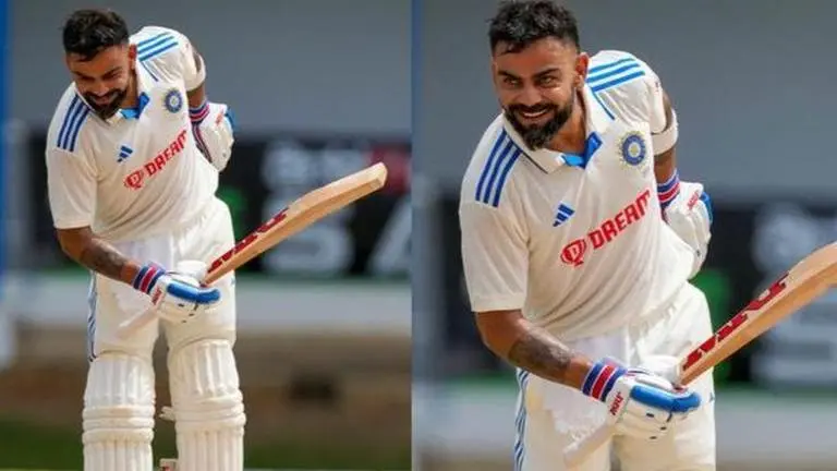 WATCH: Virat Kohli's ode to Shubman Gill, celebrates 76th century like his cricketing heir Virat Kohli, India vs West Indies, IND vs WI