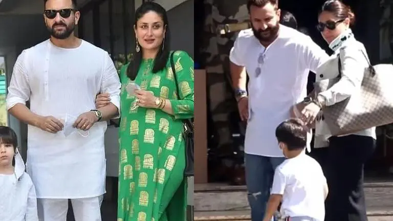 Kareena Kapoor, two sons jet off to Maldives to celebrate Saif Ali Khan's birthday; Watch Kareena Kapoor, Saif Ali Khan, Taimur, Jehangir, Saif Ali Khan's birthday in Maldives