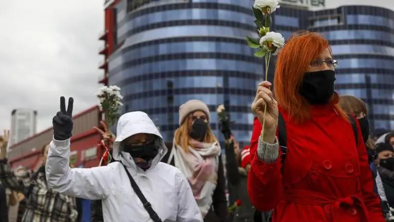 Belarus opposition leader thanks religious groups for support