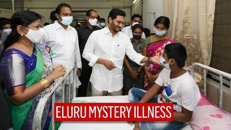 Andhra CM visits those afflicted with mystery illness in hospital Andhra