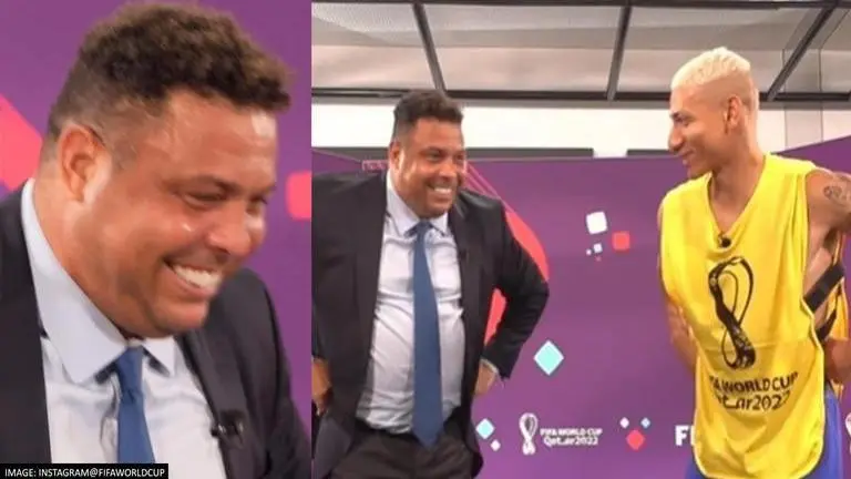 WATCH: Richarlison teaches Ronaldo Nazario his 'pigeon' dance after breathtaking goal Richarlison and Ronaldo Nazario