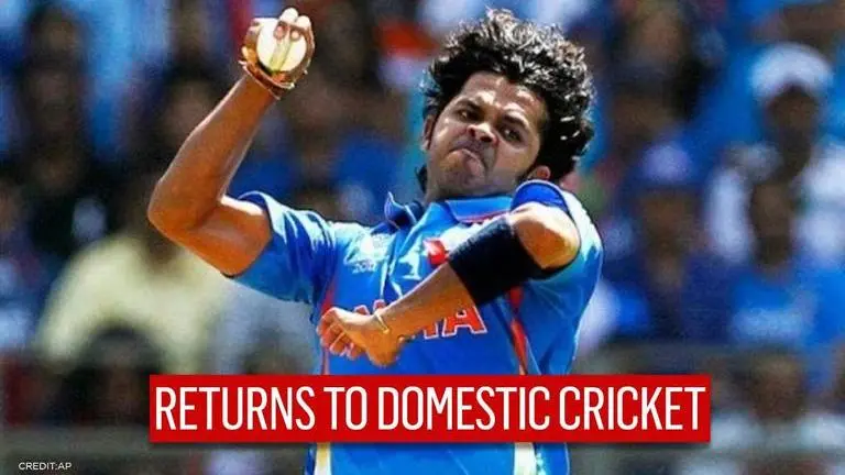 Sreesanth roped in by Kerala for Syed Mushtaq Ali Trophy as speedster eyes comeback Sreesanth