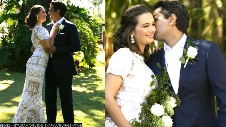'Saaho' actress Evelyn Sharma gets married, shares stunning pictures with her 'forever' Evelyn Sharma, Tushaan Bhindi